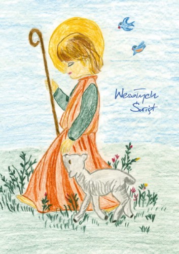 Kartka charytatywna Wielkanoc Fundacja Hospicyjna