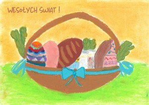 Kartka Wielkanocna wzór 8