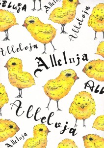 Kartka Wielkanocna wzór 9