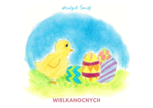 Kartka Wielkanocna wzór 3